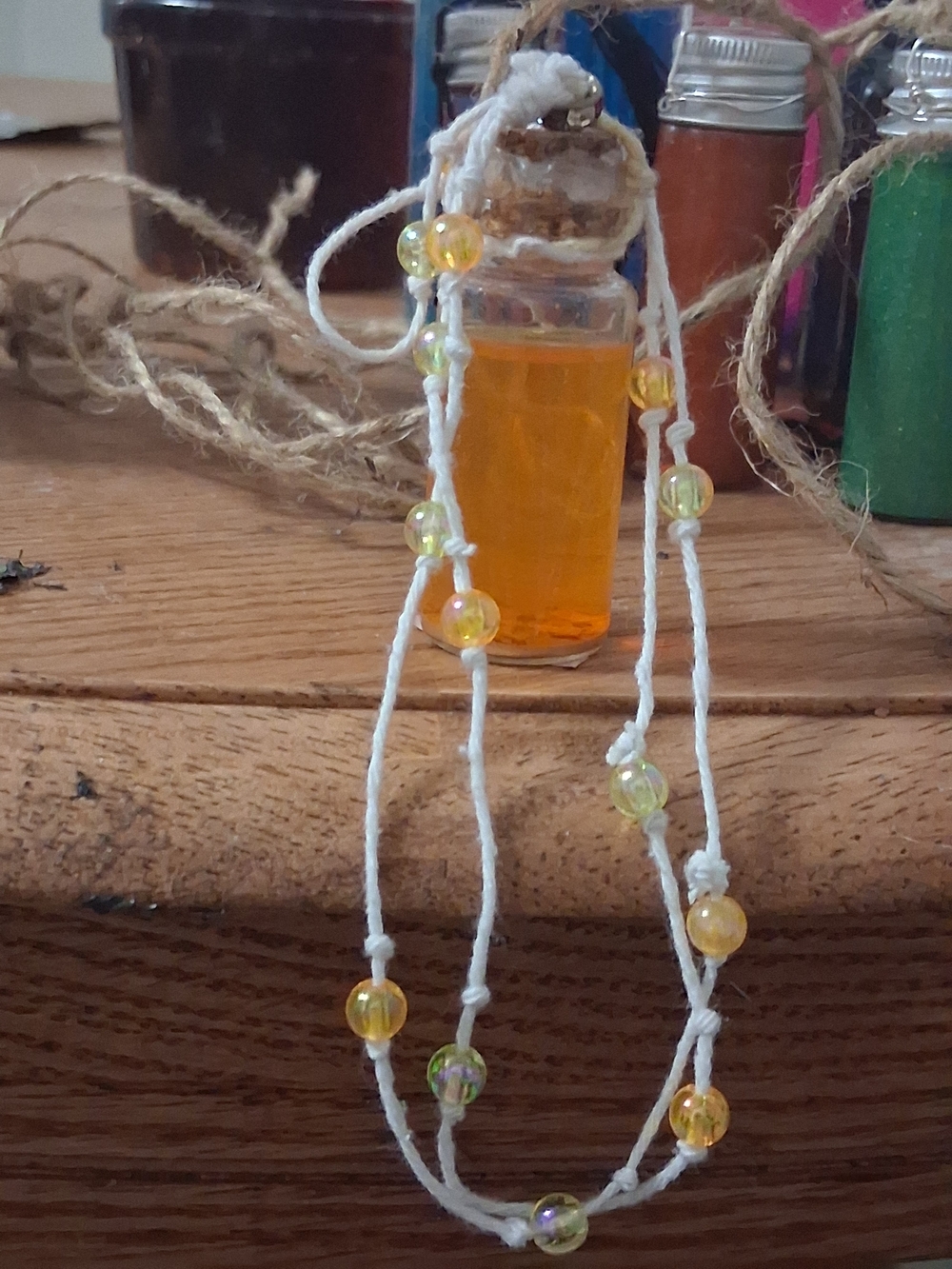 Handmade Kids Dream Bottle Fidget Necklace - Picture 6 of 10